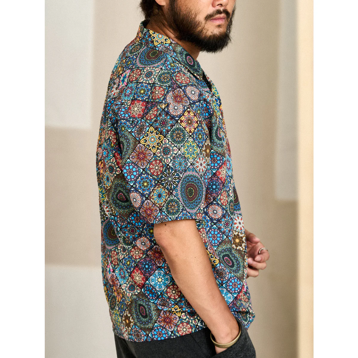 HAWAII ALOHA　「夏の万華鏡」総柄アロハシャツ - Image 6
