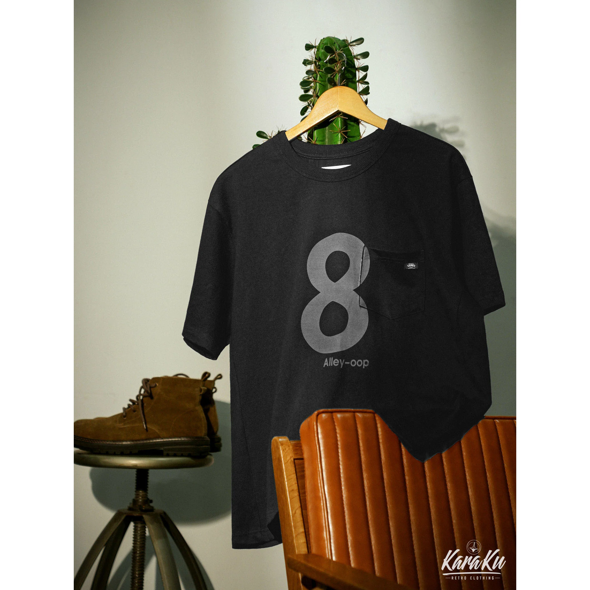 No.8 Alley Oop　ヘビーウェイトTシャツ - Image 5