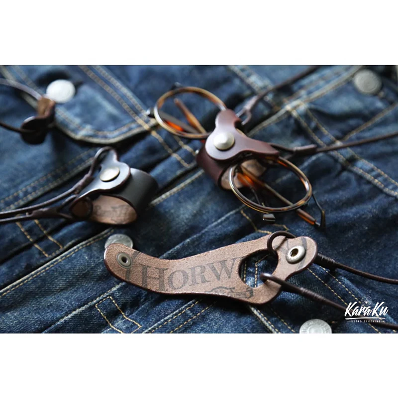 Horween USAレザー 首掛けメガネホルダー - Image 12