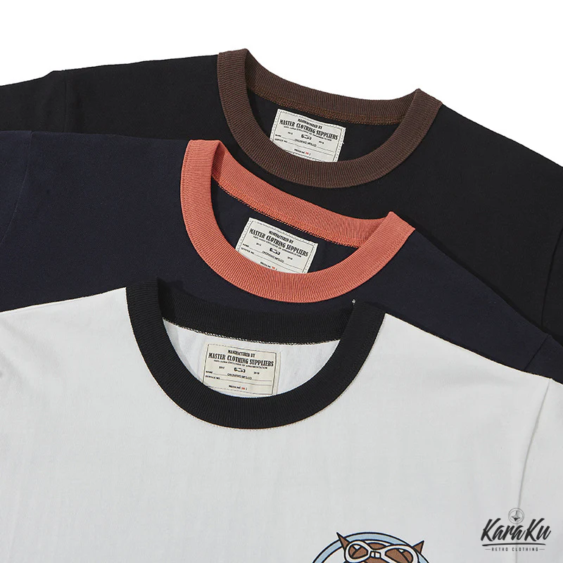 U.S. AIR FORCEプリント ミリタリー半袖Tシャツ - Image 10