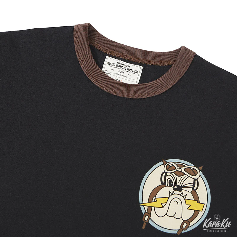 U.S. AIR FORCEプリント ミリタリー半袖Tシャツ - Image 11