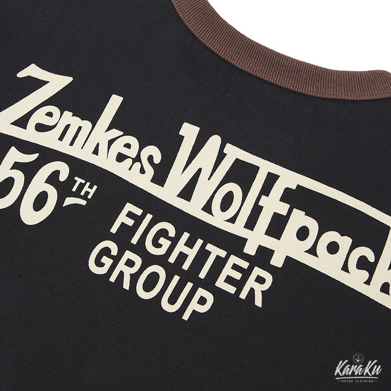 U.S. AIR FORCEプリント ミリタリー半袖Tシャツ - Image 15