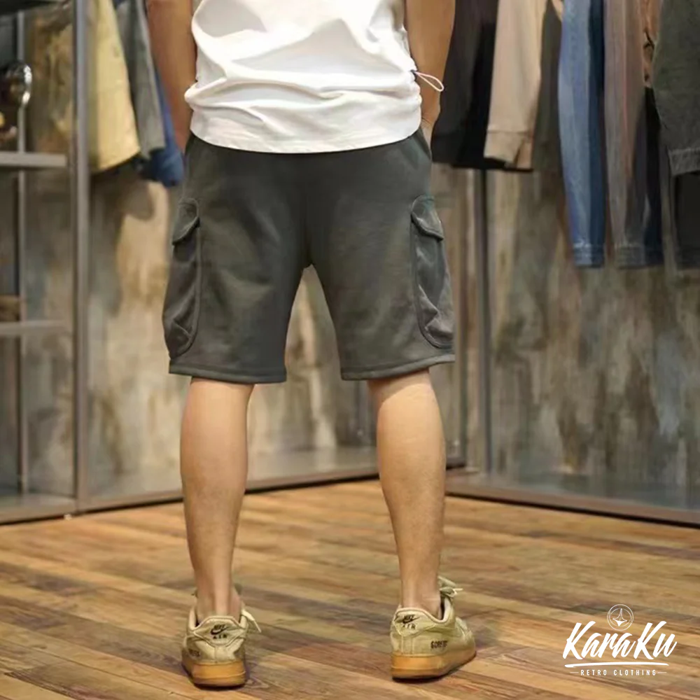 多ポケ　ニットショートパンツ - Image 4