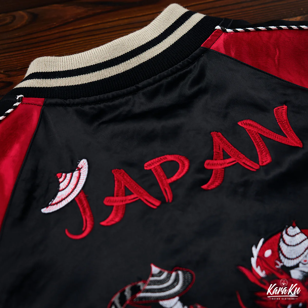 横須賀「影虎赤龍」浮世絵風刺繡入りスカジャン - Image 11